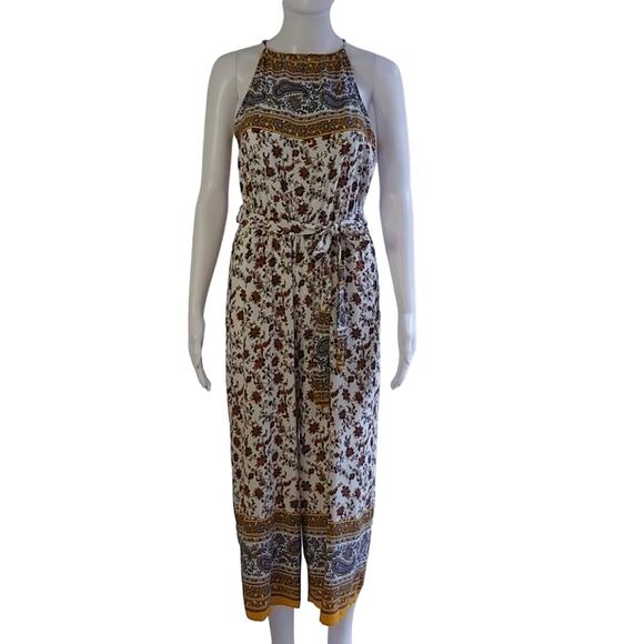 Sans Souci Rayon Jumpsuit Size Medium - Picture 1 of 11